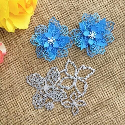 133*106mm Flower puzzles Cutting dies metal crafts paper die-cutting /DIY embossing Easter and New Year Scrapbooking