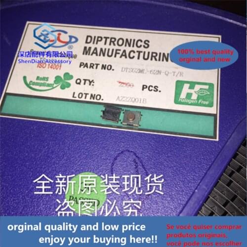 10pcs 100% orginal and new DTSGZML-62N-Q-T/R DIP 5pin Flip the switch 6x6x3.1DTSGZML best qualtiy