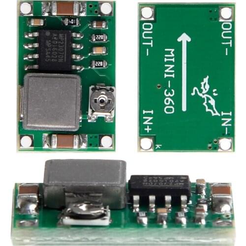 2018 4.75V-23V To 1V-17V Mini 360 DC/DC Buck Converter Step Down Power Supply Module