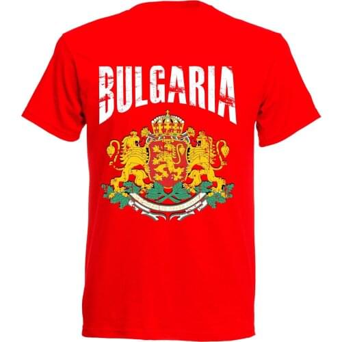 2019 Summer New Brand T Shirt Men Hip Hop Men Casual Bulgarien T-Shirt Bulgaria Vintage Mens FootballerTee Shirt