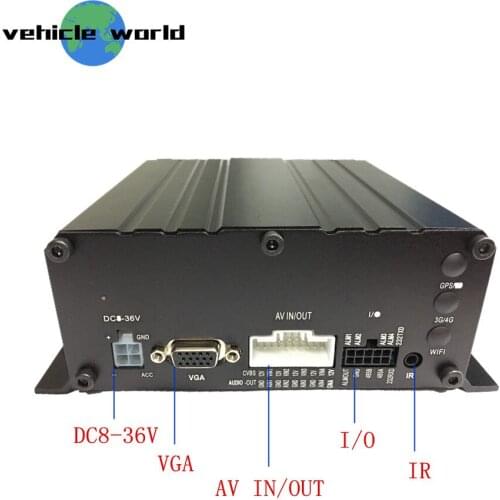 4Channels AHD 1080P HDD Mobile DVR for Vehicle Car Trailer Truck School Bus