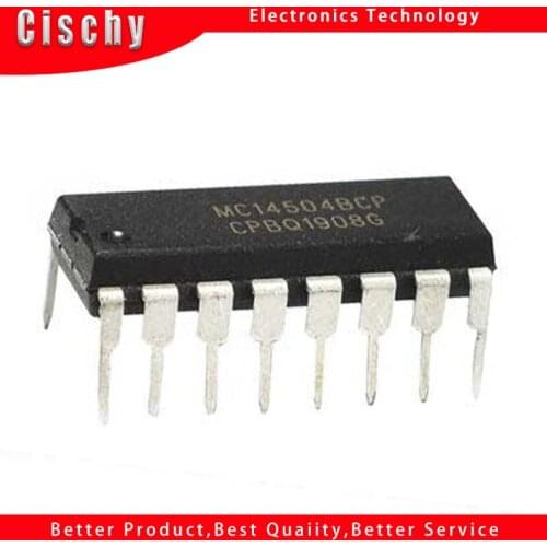 5pcs/lot MC14504BCP MC14504 DIP16 In Stock