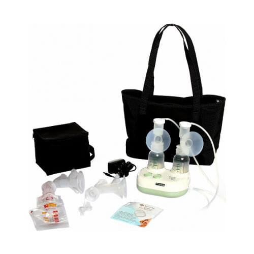 Ameda Purely Yours Ultra Double Breast Pump with Electric Battery