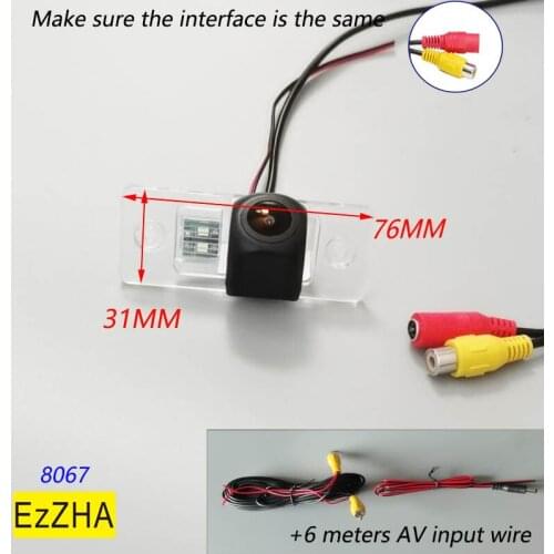 Car HD CCD Night Vision Backup Rear View Camera For VW Touareg Passat Tiguan Polo Santana Golf Skoda Fabia for Porsche Cayenne