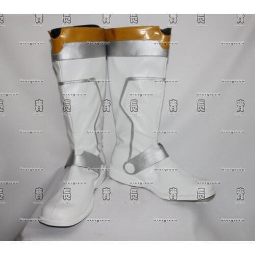 Tales of Xillia Jude Mathis White Adult Cosplay Shoes Boots C006