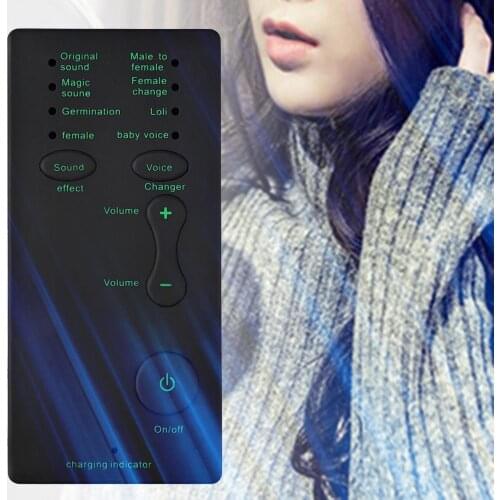 Mini Wireless Voice Changer Adapter Microphone Sound Card Changing Tool For Male/Female/Girl/Robot for PUBG MIC Game