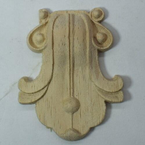 European Style Wood Door Decals Furniture Decorative Applique Flower Long Pass Corner Mini Crossbow Home Decoration