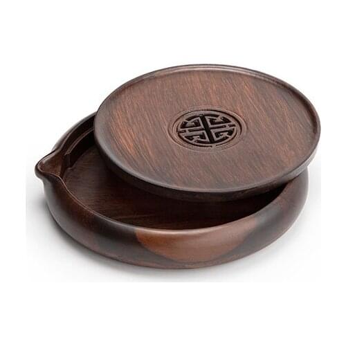 Ebony teapot trivets wood teapot holder household tea pot stand