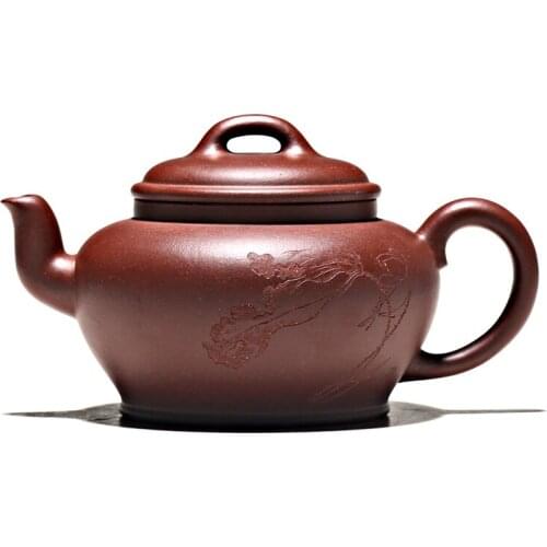 Monohydrate hall yixing ores are recommended by hand purple clay teapot days incense pot of 265 ml of kung fu tea set