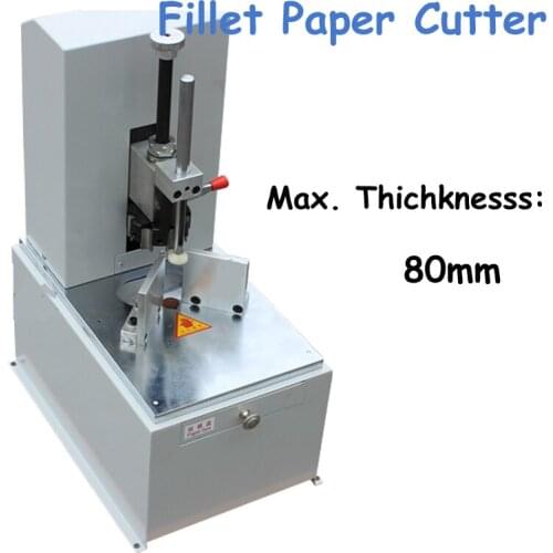 New Genuine Electric Round Corner Machine/ Automatic Fillet Paper Cutter Machine