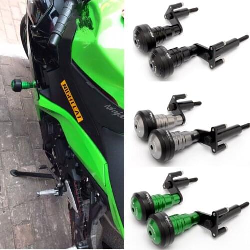 NEW For Kawasaki Ninja 400 Z400 2018-2020 Modified anti-drop rubber protective rod anti-drop ball 18 19 20