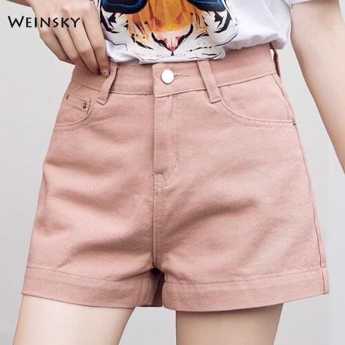New Women Fashion Denim Shorts Plus Size Summer Casual Style Stretch Jeans