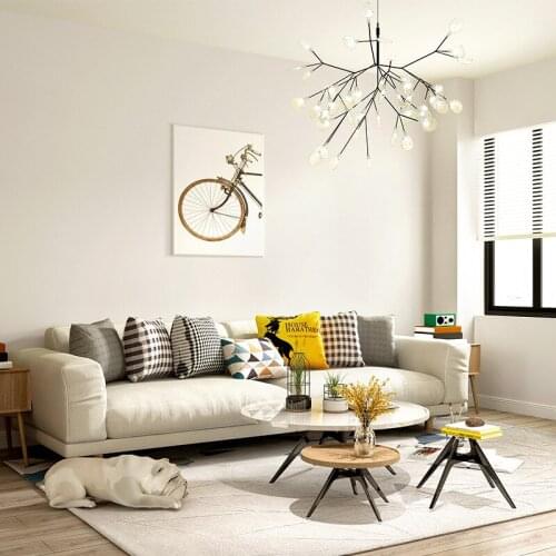 Solid Color Plain Nordic Style Bedroom Wallpaper Living Room Wallpaper Home European-Style Modern Simple