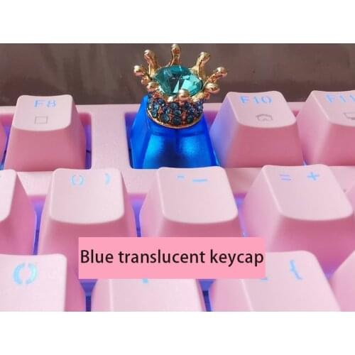 1PC Three-Dimensional Mechanical Keyboard Keycaps Personalized PBT Cute Pink Custom Keycap Translucent Diy Key Cap Accessories