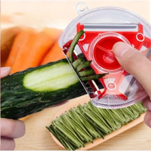 Kitchen Tools Fruit And Vegetable Peeler Vegetable Shredding Tool Home Stainless Steel Easy To Clean Replace Function 3 In 1