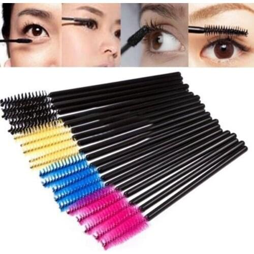 50Pcs/Set Makeup Lash Extension Eyelash Mascara Wands Applicator Wand Brushes Disposable Eye Lash Comb Brush Tool Kits