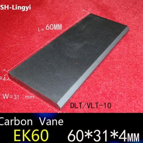60*31*4mm DLT/VLT-10 Carbon vanes , Vane Blades ,graphite sheet plate for vacuum pump and compressors