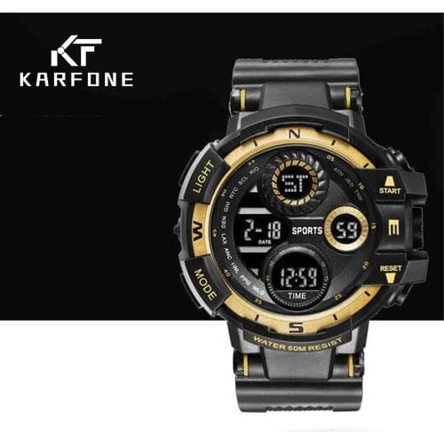 Summer Mens Outdoor Sports Digital Big Watches Swimming Watch Alarm Electronic Clock Waterproof Digital Military Watch For Men