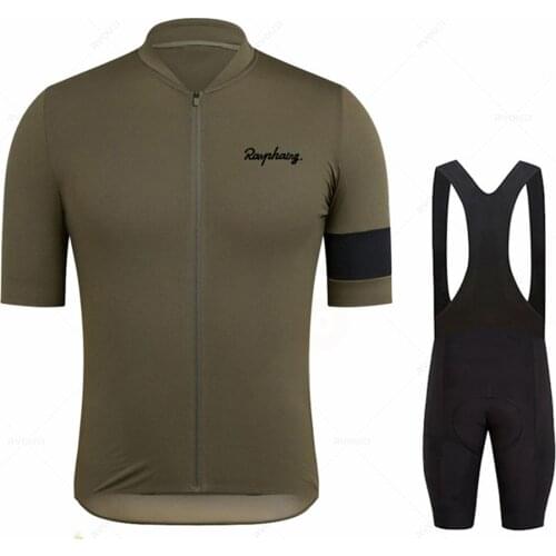 Ralvpha Cycling Jersey Set 2021 Pro Team High Quality Summer Cycling Clothing Set Racing Sport Bicycle Jerseys Bike Uniform