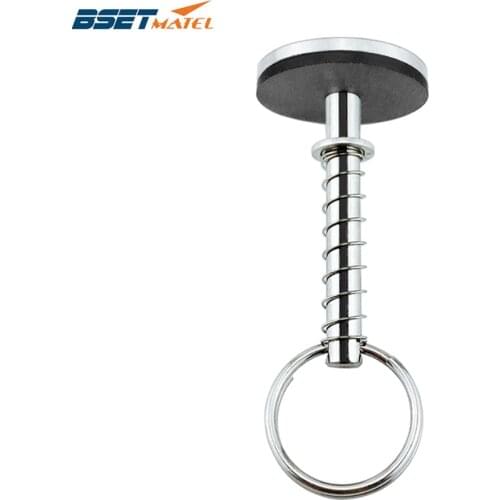 Stainless Steel 316 Hatch Cover Pull Handle Quick Pin Button Boat Yacht Storage Retainer Farm Trailers Wagons Auto Car Trailer