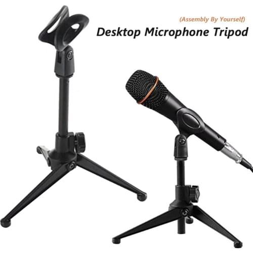 Microphone Stand Desktop Tripod Stand Wired Wireless Microphone Stand E300 Stand Desktop Microphone Stand