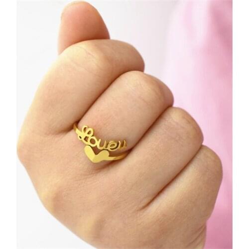 Europe And The United States Stainless Steel LOVE Words And Open Fashion Lovers To Buddhist Monastic Discipline