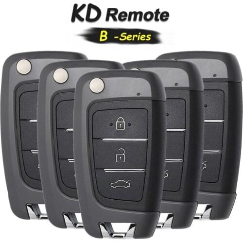 KEYECU 5x B-Series 3 Button B25 Remote Control, Universal Remote Control Key for KD900 KD900+ URG200, KEYDIY Remote for B25
