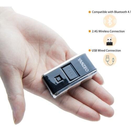 YANZEO YZ-2002 2006 3002 2.4G Wireless Mini Portable Pocket 1D Bluetooth Laser Barcode Scanner USB Wired Handheld Barcode Reader