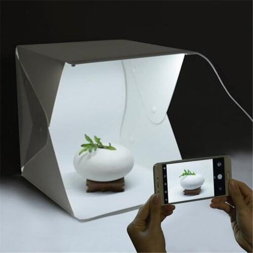 Mini Foldable Lightbox Photo Studio Photography Backdrop Portable Light Room Photo Studio Photography Box Lighting Tent Kit