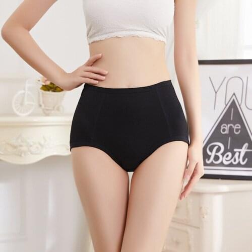 Sanderala Cotton Panties Female Underpants High Waist Briefs for Women Briefs Underwear Plus Size Pantys Lingerie 3PCS/Set