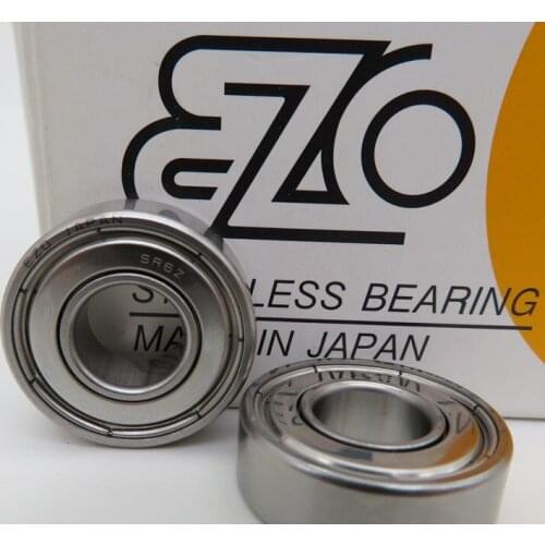 10pcs Japan EZO stainless steel bearing SR6ZZ 9.525*22.22*7.142mm DDRI-1438ZZ SFR6ZZ DDRIF-1438ZZ precision flange bearings