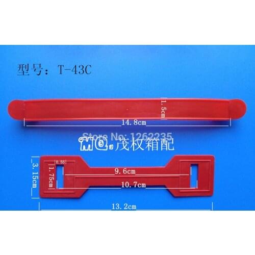 14.8*1.5cm plastic handle Carton package handle Gallery handle wholesale