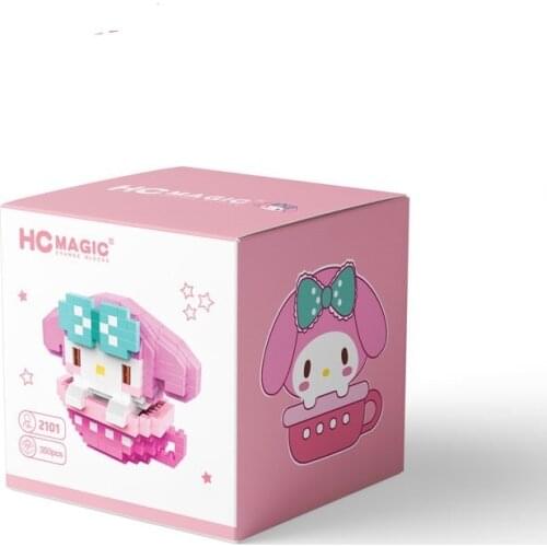 2020 Mini DIY animals go through creative classic building blocks to assemble 3D educational childrens decorative toys and chil