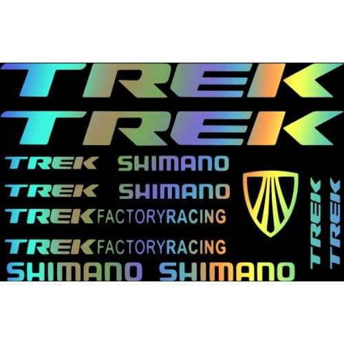 34cm x 24cmKIT for TREK ADESIVI BICI STICKERS BIKE MTB BDC BICICLETTA PRESPAZIATI Car Bicycle Motorcycle Accessories