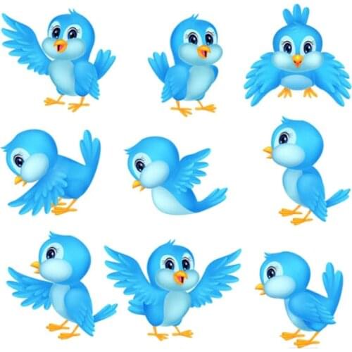 9Pcs Bird Metal Cutting Dies Scrapbooking Mold Stencil Die Cuts Card Making DIY Craft Embossing New Dies For 2020