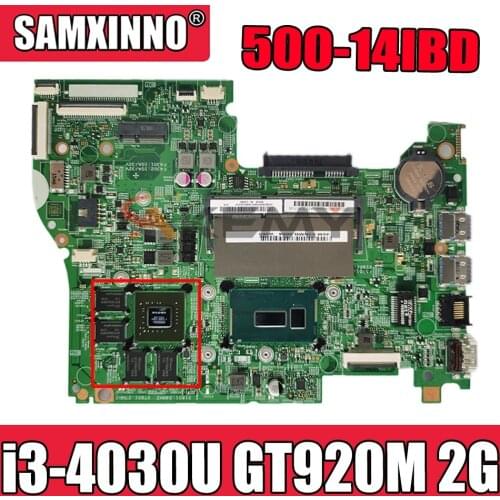448.03N03.001M for Lenovo FLEX3-1470 YOGA 500-14IBD notebook motherboard CPU i3 4030U GT920M 2G DDR3 100% test work