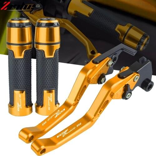 Motorcycle Accessories CNC Aliuminum Adjustable Brake Clutch Lever Handle Hand Grips For Suzuki GSF 650 GSF650 BANDIT 2005 2006
