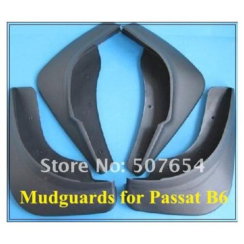 Higher star pp material 4pcs Car Mudguards,auto mud guards,fender for Volkswagen Passat B6,Magotan 2005-2010