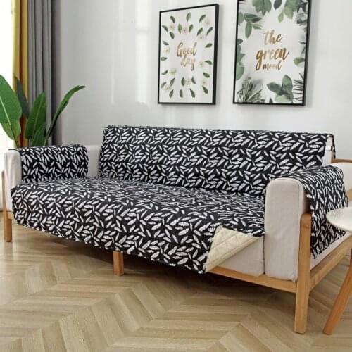 Fashion Printing Sofa Cover Dogs Pets Sofa Towel Soft Comfortable 1/2/3 Seater Anti-slip Couch Covers for Living Room