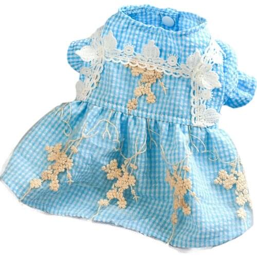 Pets Clothes Pet Vintage Lace Dress For Pet Clothes Birthday Party Cute Girl Dog Dress Pet Clothes