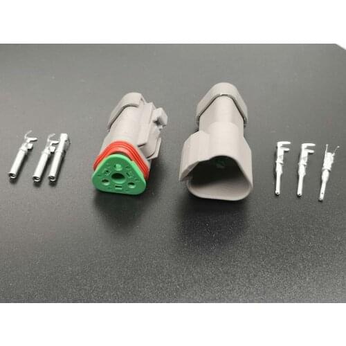 DT-03P/S 5 sets of 3pin 1.5 waterproof male and female car connector plug for car, motorcycle, skateboard