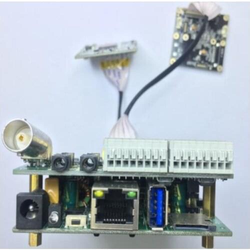 For 200W+200W dual full function network gun HI3516AV200 dual channel high definition network gun module