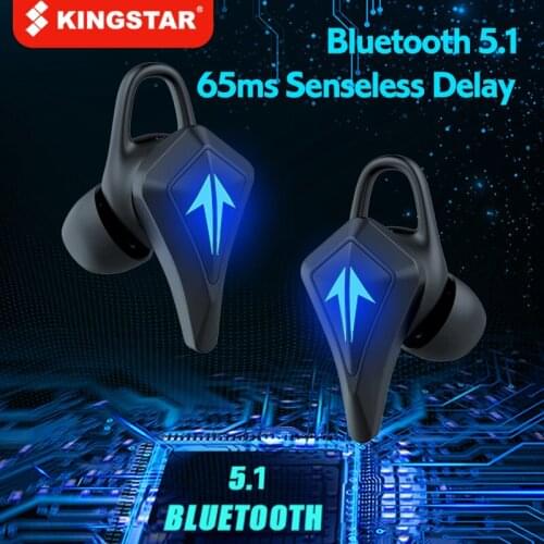 KINGSTAR 5.1 Gaming Headsets Bluetooth-Compatible Earphones Touch Control Stereo Wireless Headphone Noise Cancelling Earbuds