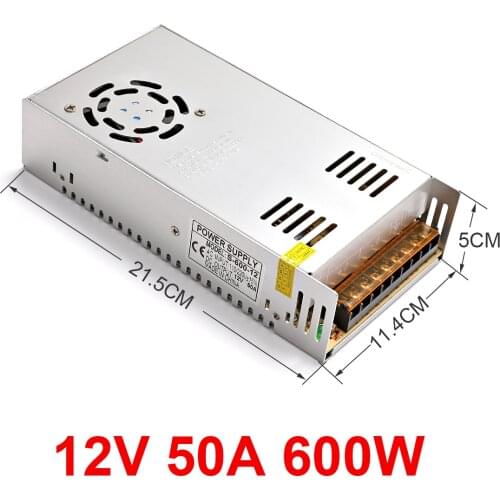 Switching power supply lamp transformer 12v 50A 600WLED strip closed circuit TV adapter