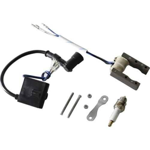 Black Wire Ignition 12V Coil Module Kit For 49cc 60cc 66cc 80cc Motorized Bicycle