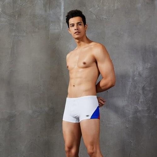 Summer Mens Swim Trunks Sexy Swimwear Boxers Surf Comfortable Stretch Leggings Swimsuit Drawstring Low-waist Casual Soft Shorts