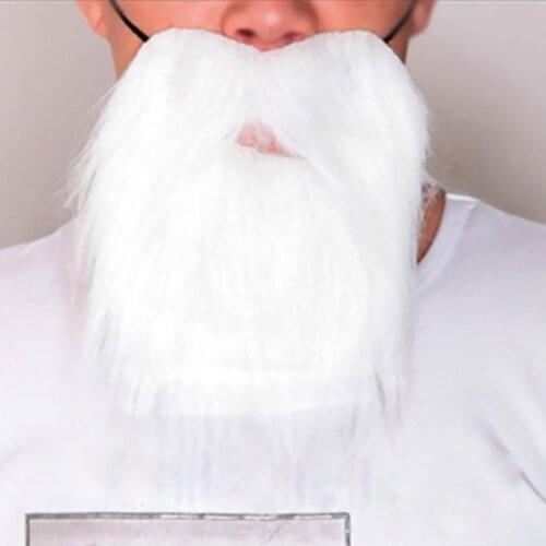 Hot sale Santa Beard fashion Portable Comfortable Cosplay Costume Accessory Beard Stage Performance Tool for Children Adults