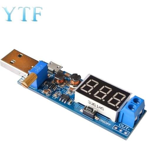 DC-DC USB boost power regulator module 5V to 3.3V 9V 12V 24V desktop power module