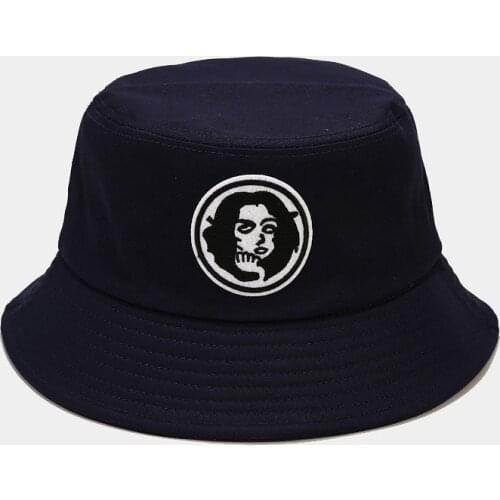 LDSLYJR 2021 Cotton Cartoon character bucket Hat Fisherman Hat outdoor travel Sun Cap Hats for Men and Women 323
