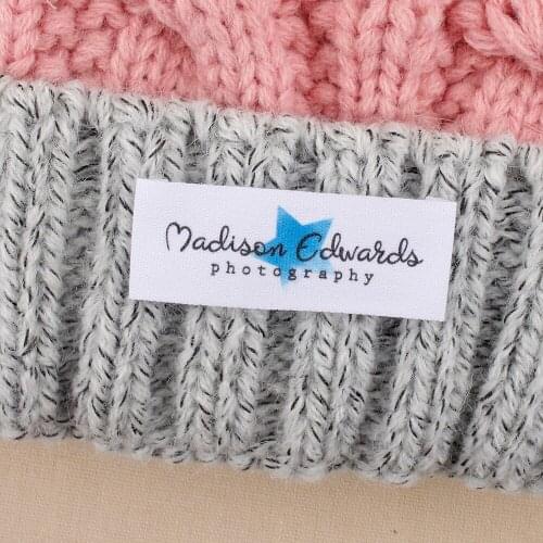 Custom Text, Personalised Cotton Fabric, Fold Labels,Fabric Tags, Sewing Labels, Name Tags, Sewing Gift (MD2077)